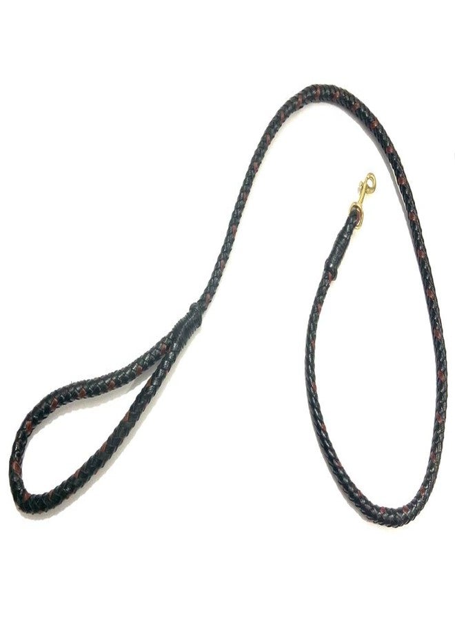 PETS TRIANGLE Leather Dog Leash 6Ft - Soft Durable Genuine Handmade Braided Lead for Training, Walking - Heavy Duty Strong for Large & Medium Dogs (Multicolor) - Image 2